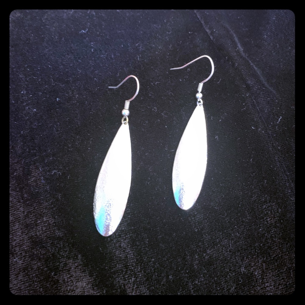 Classics silver tone dangle earrings